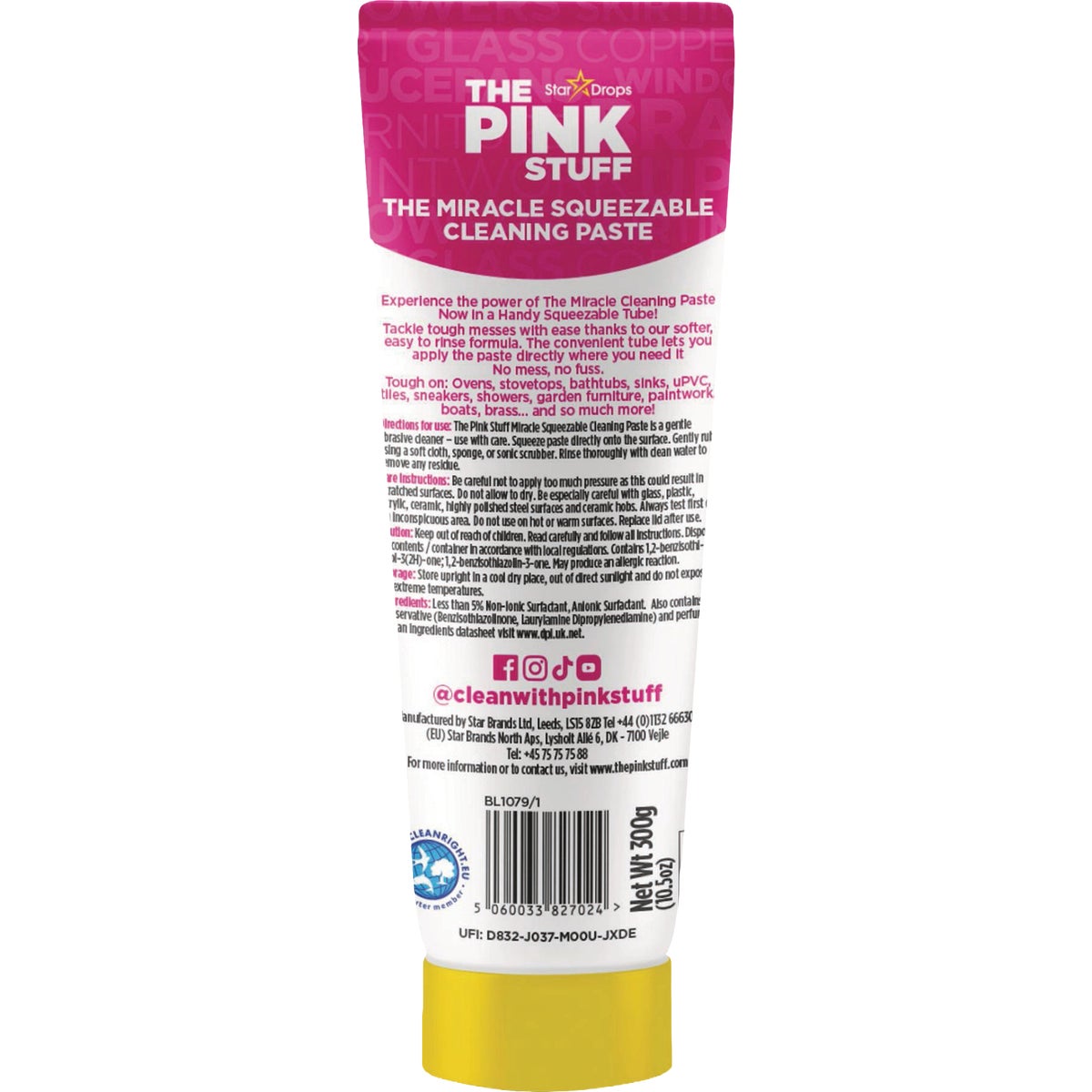The Pink Stuff 10.5 Oz. Squeezable Cleaning Paste Image 6