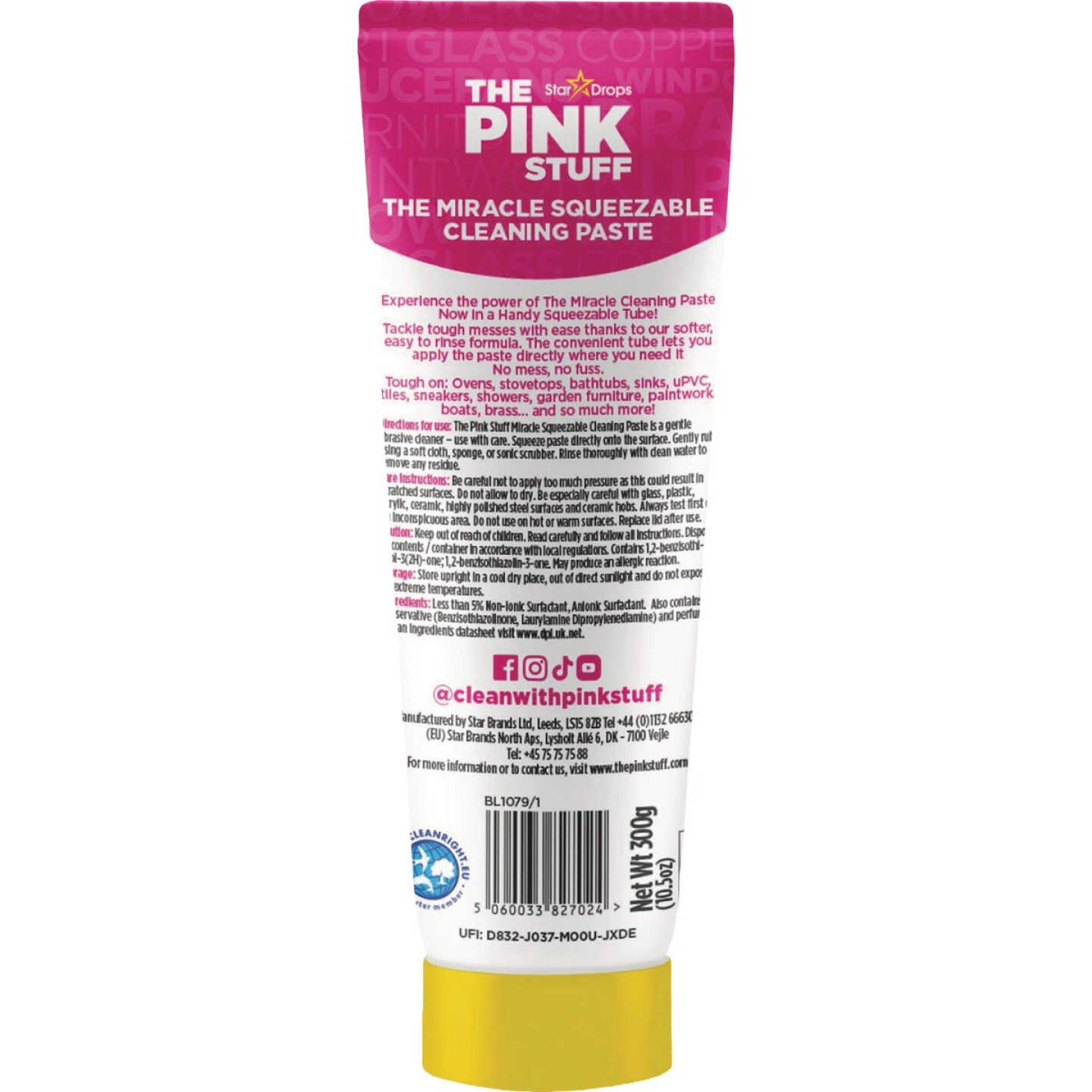 The Pink Stuff 10.5 Oz. Squeezable Cleaning Paste Image 6