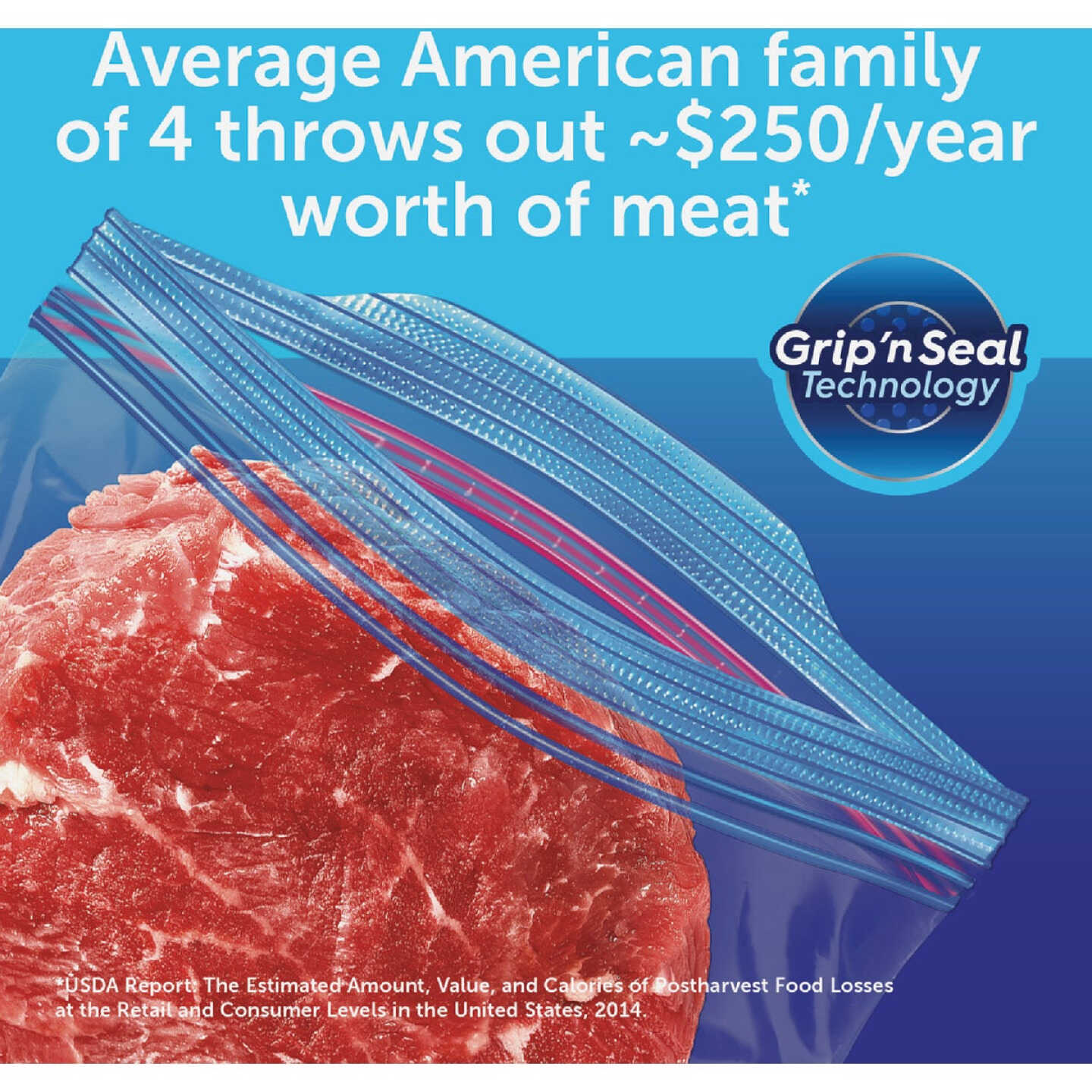 Ziploc Gal. Freezer Bag (28-Count) Image 2