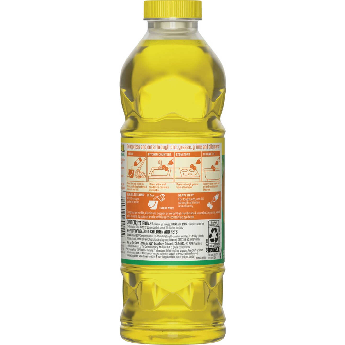 Pine-Sol 24 Oz. Lemon Fresh Multi-Surface All-Purpose Cleaner Image 3