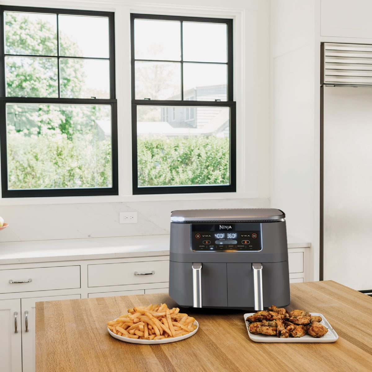 Ninja Foodi 6-In-1 8 Qt. 2-Basket Air Fryer with DualZone Technology Image 3