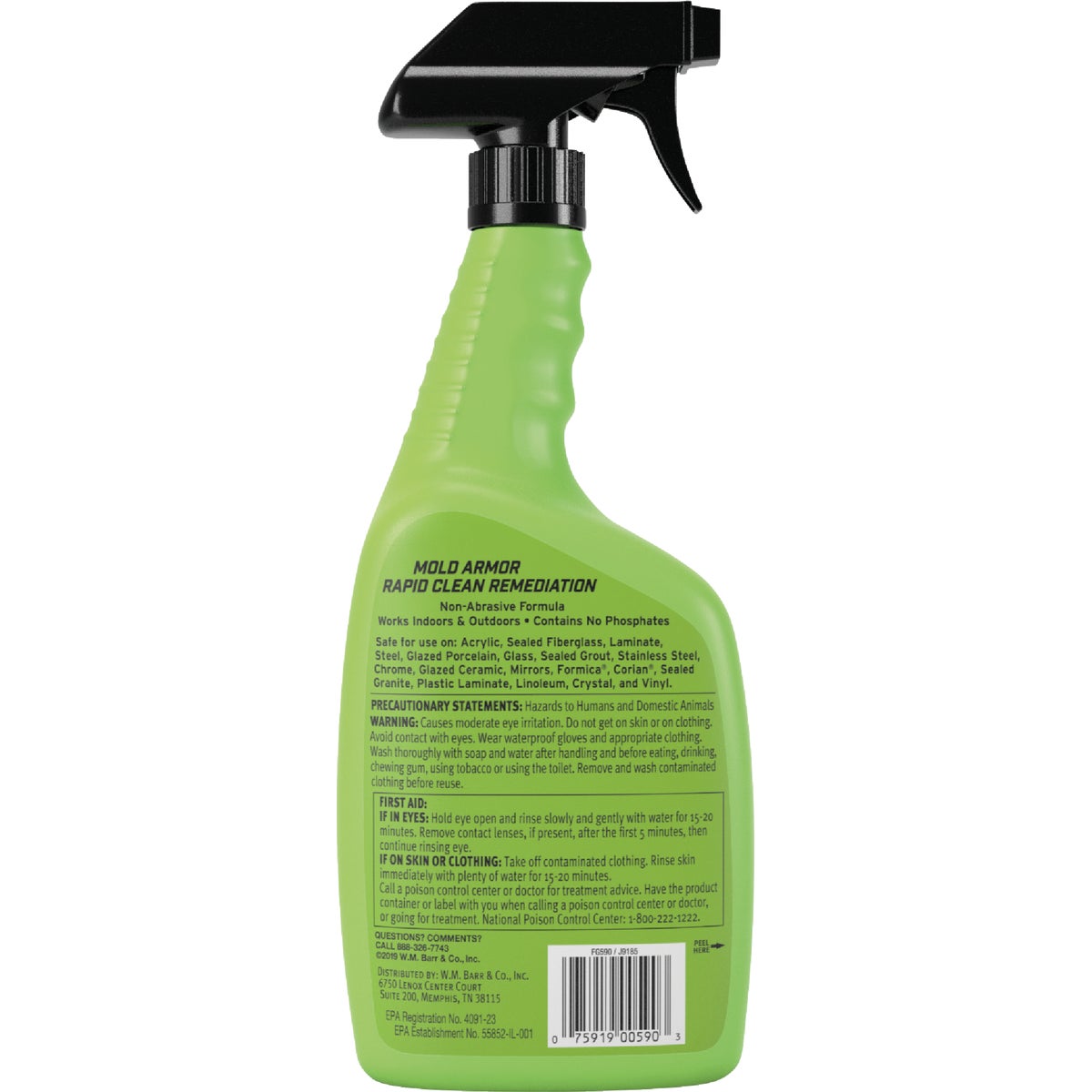 Mold Armor Rapid Clean Remediation 32 Oz. Mold Removal Trigger Image 6