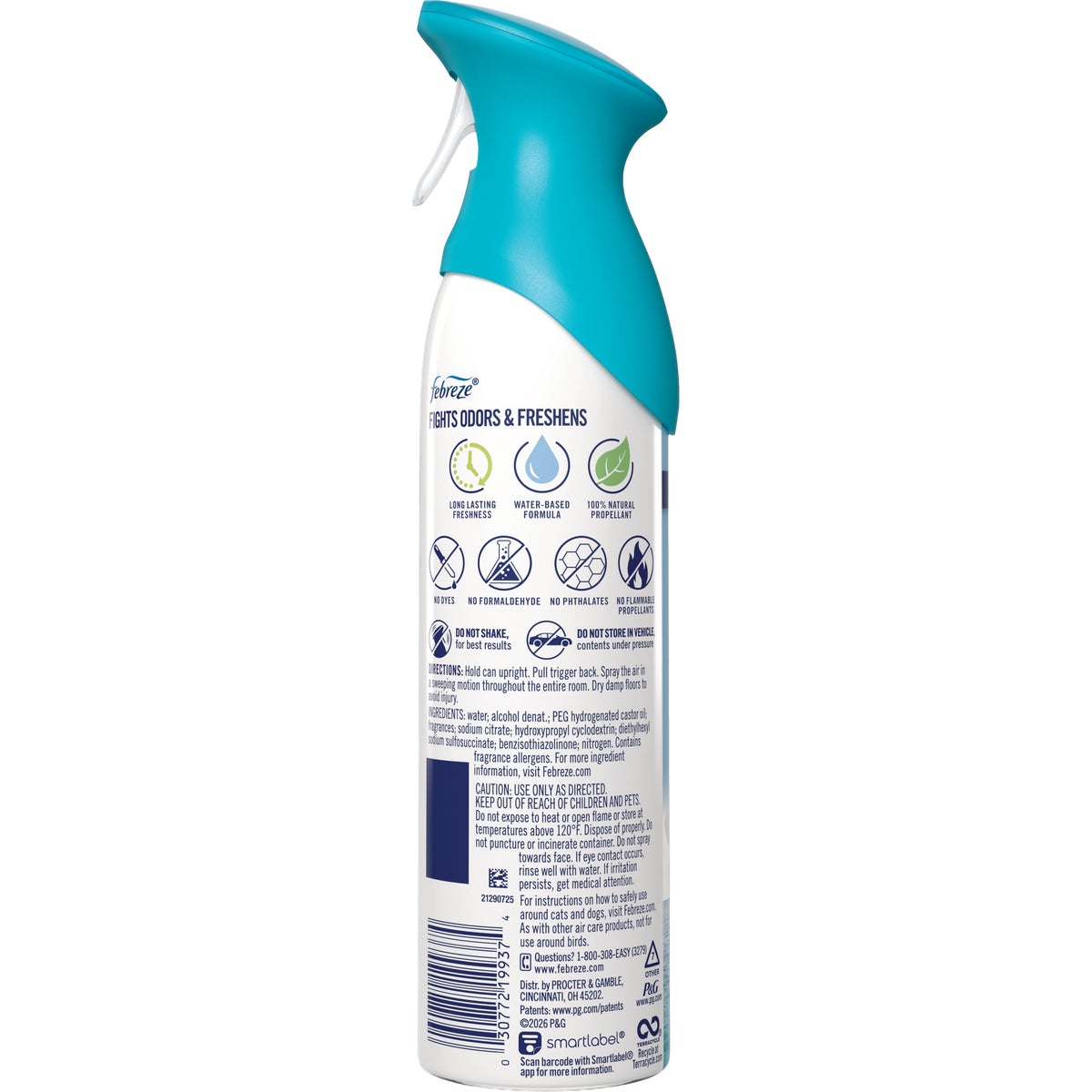 Febreze Air 8.1 Oz. Bora Bora Waters Scent Aerosol Spray Air Freshener Image 6