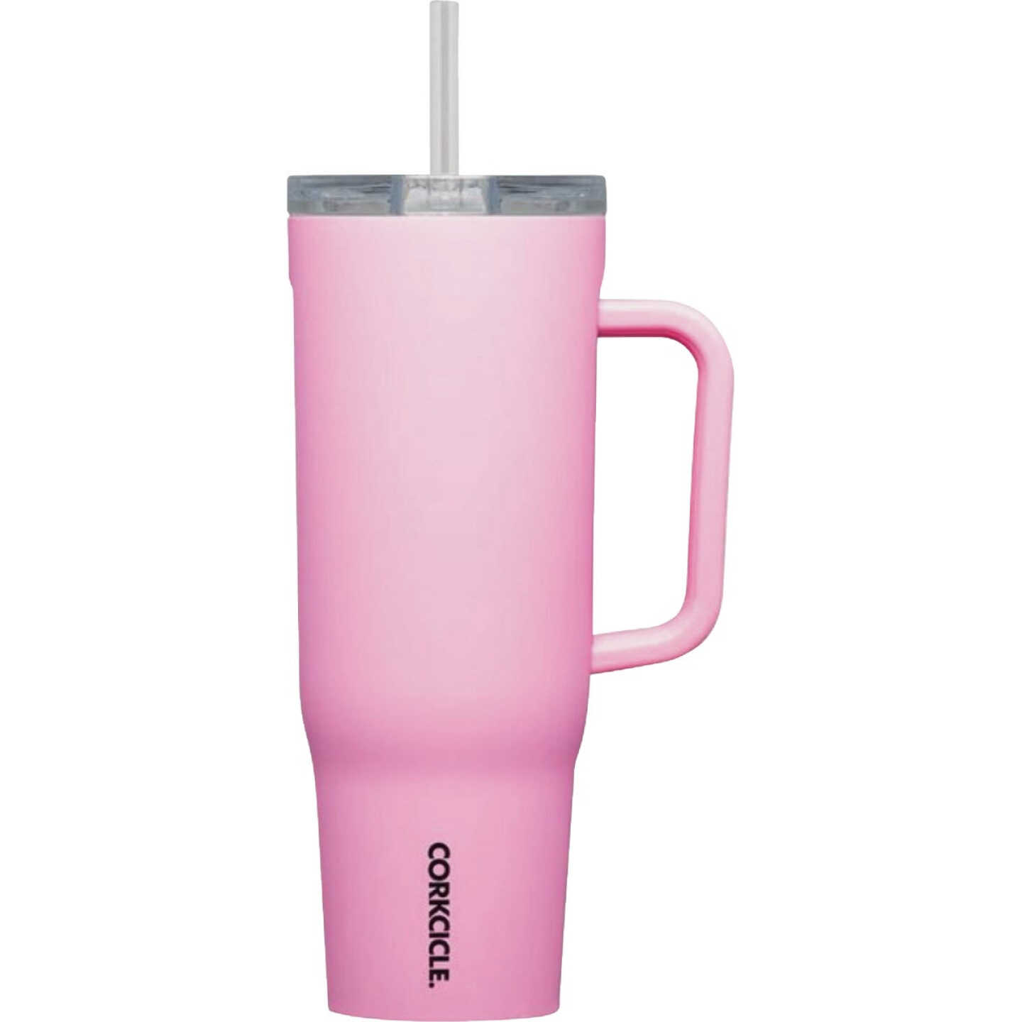 Corkcicle 40 Oz. Cruiser Insulated Tumbler in Sun-Soaked Pink Image 1