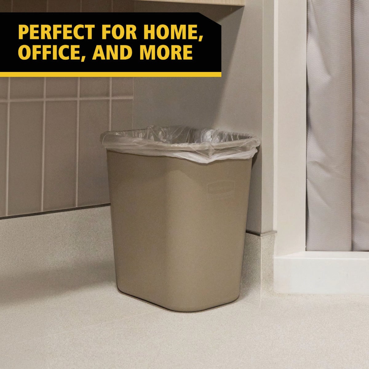 Rubbermaid Commercial 28-1/8 Qt. Wastebasket Image 4
