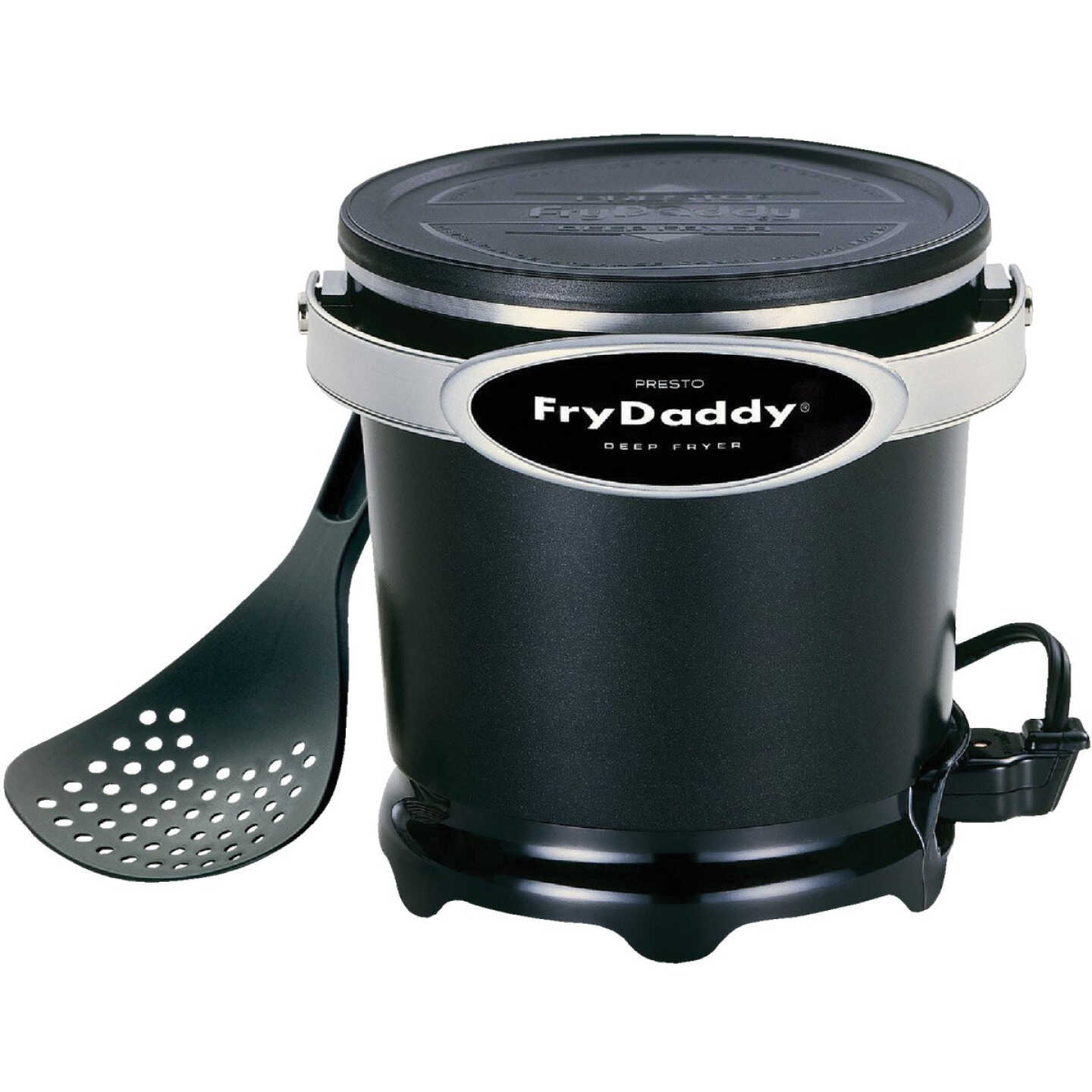 Presto FryDaddy 1 Qt. Black Aluminum Deep Fryer Image 1