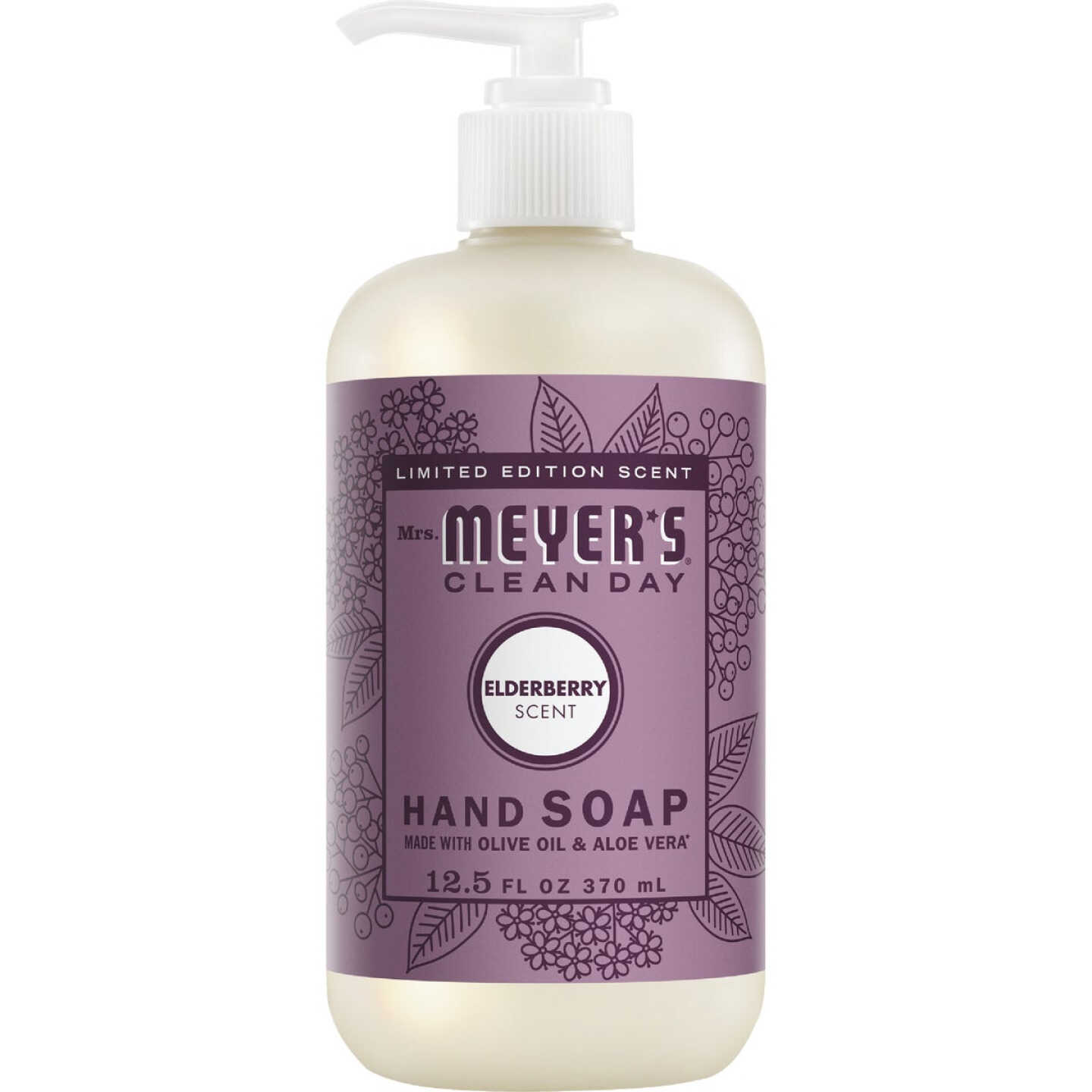 Mrs. Meyer's Clean Day 12.5 Oz. Elderberry Liquid Hand Soap Image 1