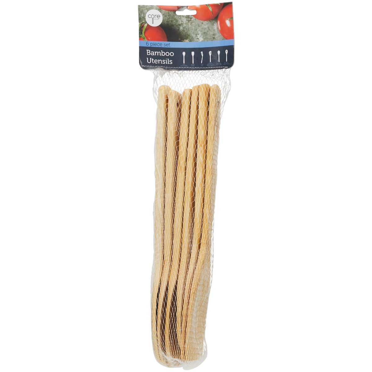 Core Kitchen Bamboo Cooking Utensil Set (6-Piece) Image 2