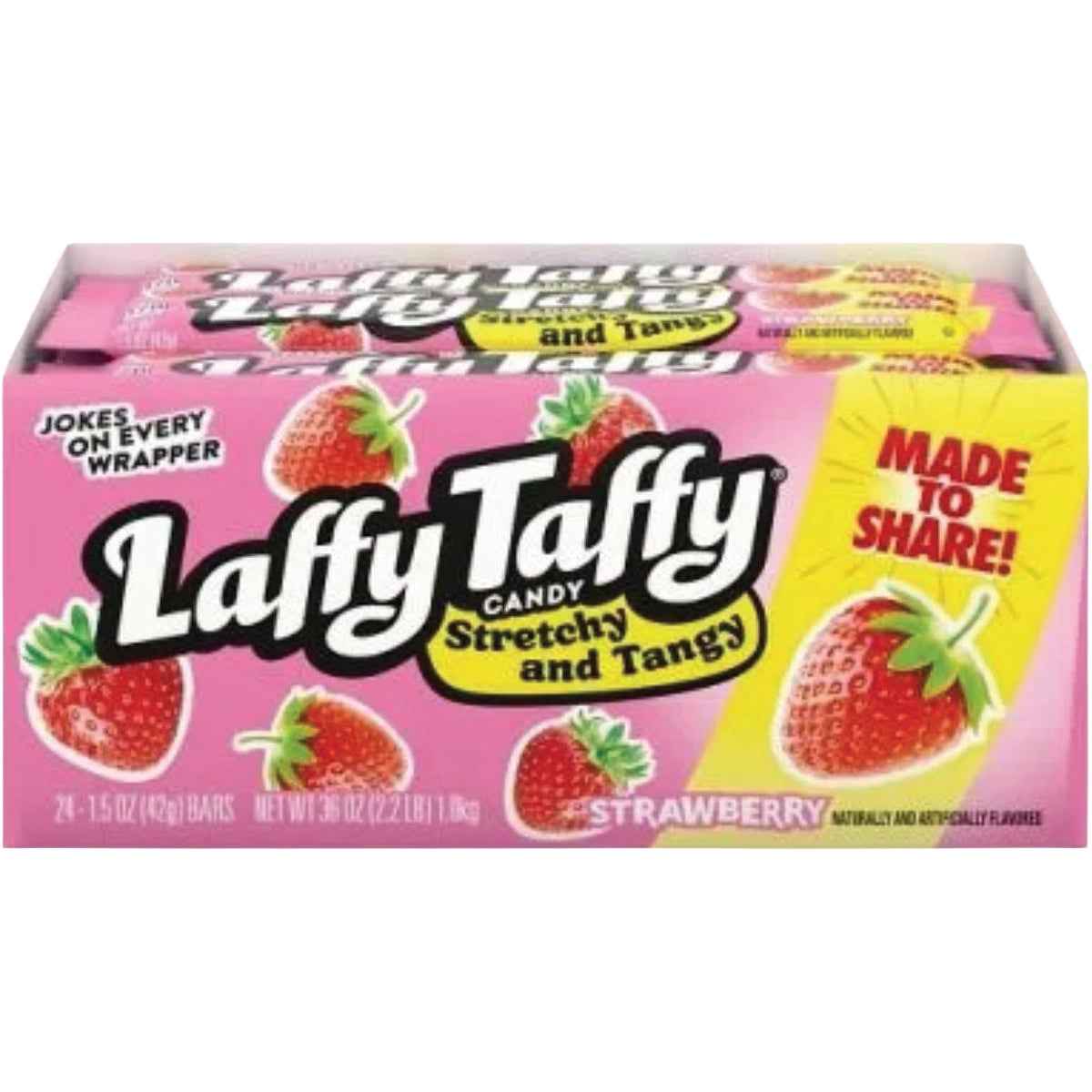 Ferrara 1.5 Oz. Strawberry Laffy Taffy Bar Image 2