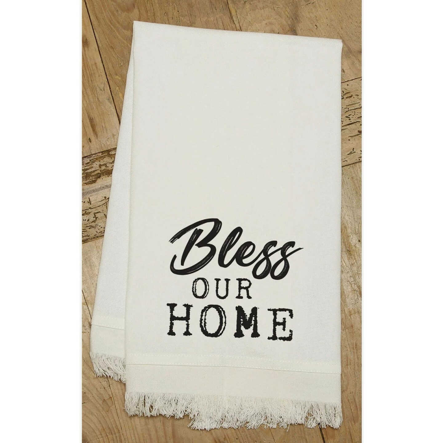 Second Nature Bless Our Home Kitchen Towel Image 1