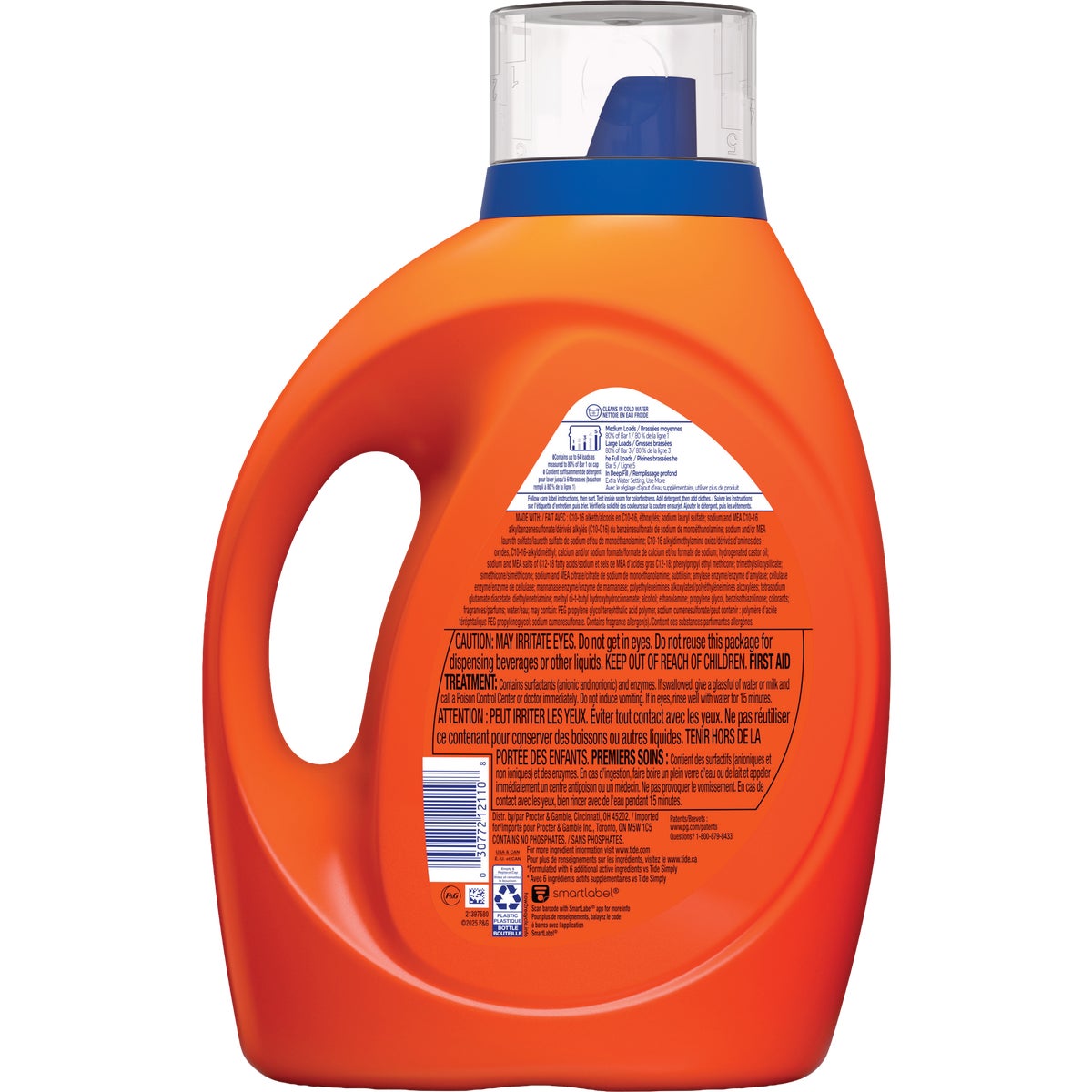 Tide 84 Oz. Regular Scent HE Liquid Laundry Detergent Image 2