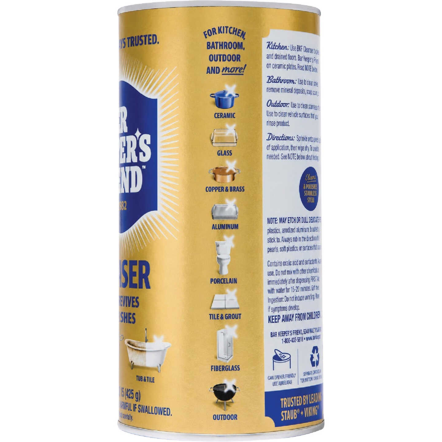 Bar Keepers Friend 15 Oz. Cleanser Image 3