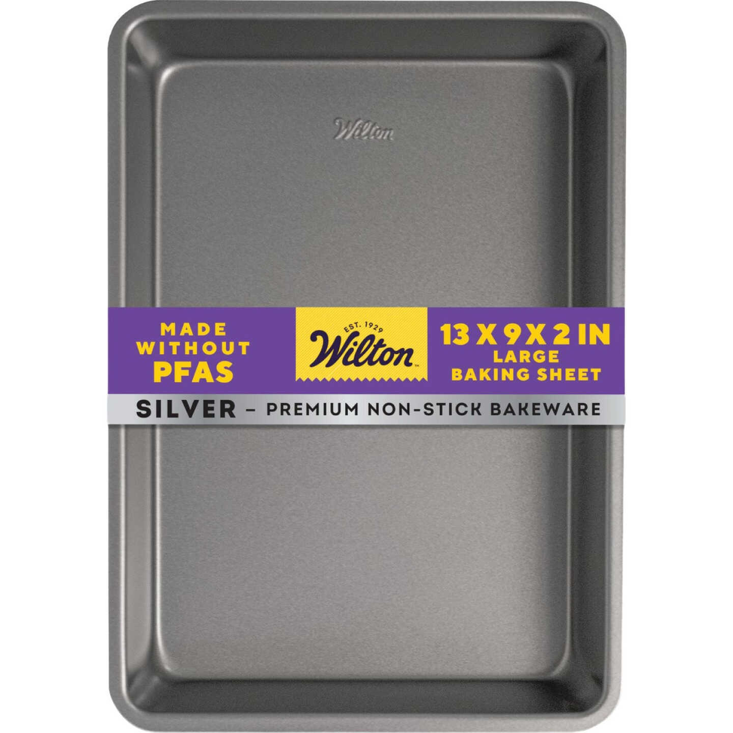 Wilton 13 In. x 9 In. Non-Stick Oblong Baking Pan Image 1