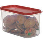 Rubbermaid Modular Red Food Storage Canister with Lid, 10 Cup Image 3