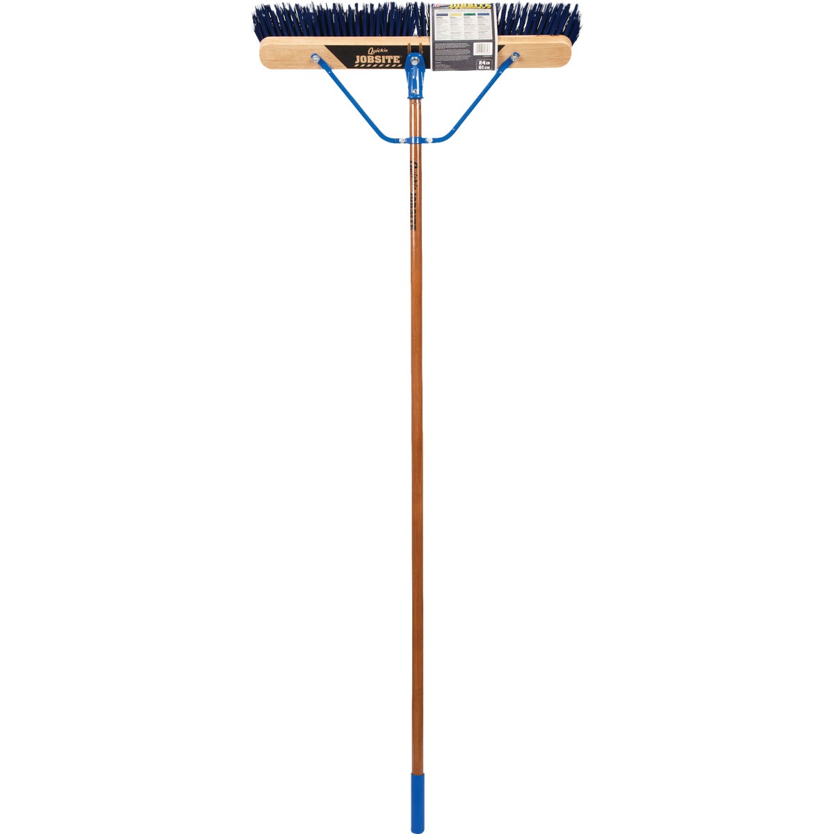 Quickie Super Stiff 24 In. W. x 60 In. L. Wood Handle Push Broom Image 3