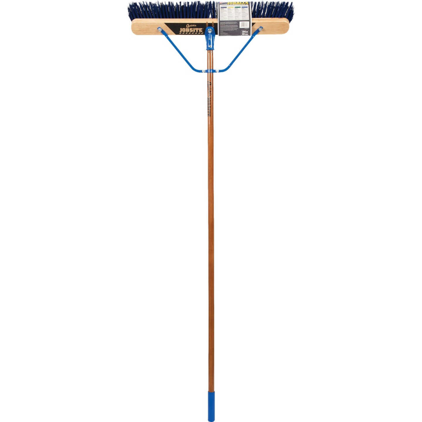 Quickie Super Stiff 24 In. W. x 60 In. L. Wood Handle Push Broom Image 3