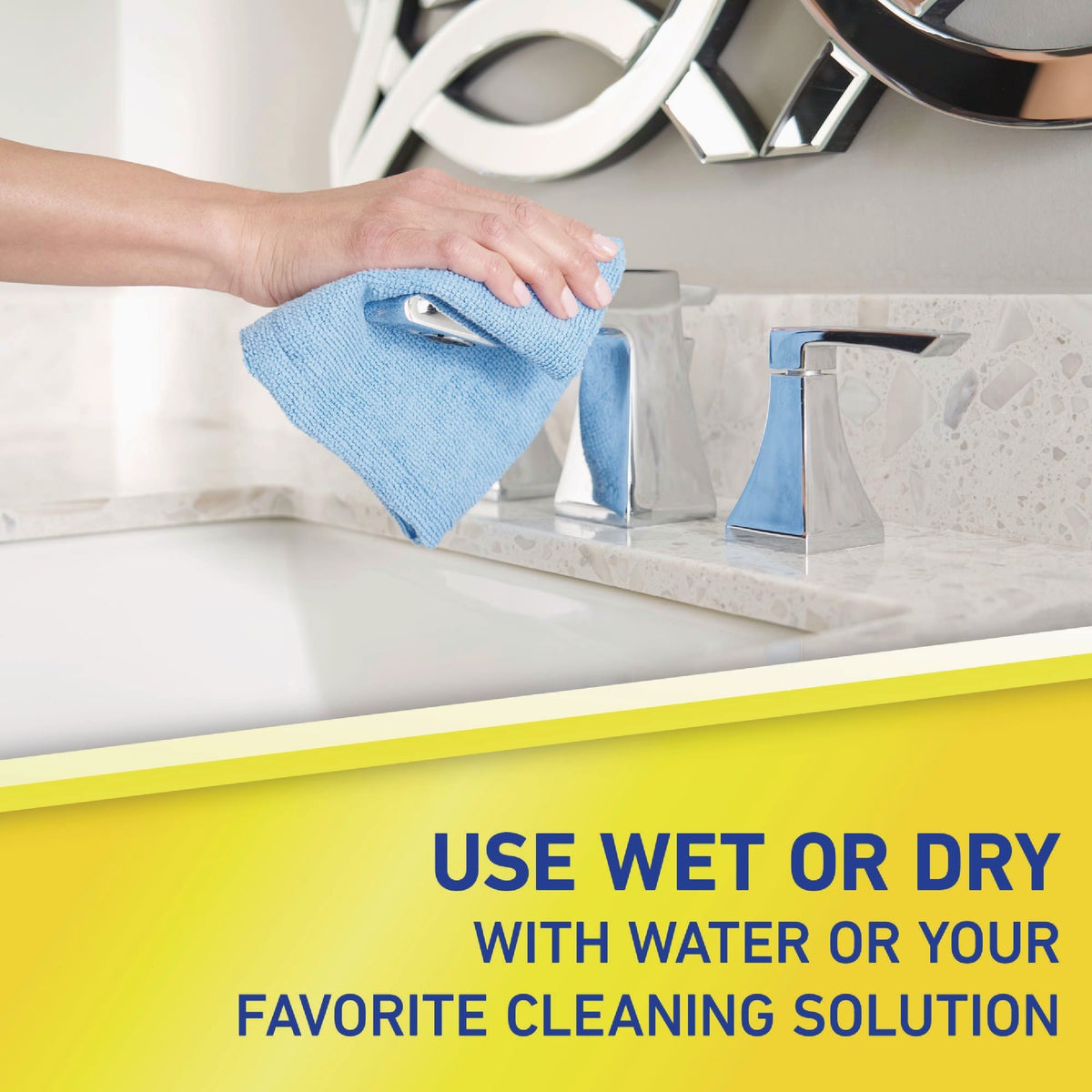 Quickie 14 In. x 14 In. Microfiber Towels (24-Pack) Image 4