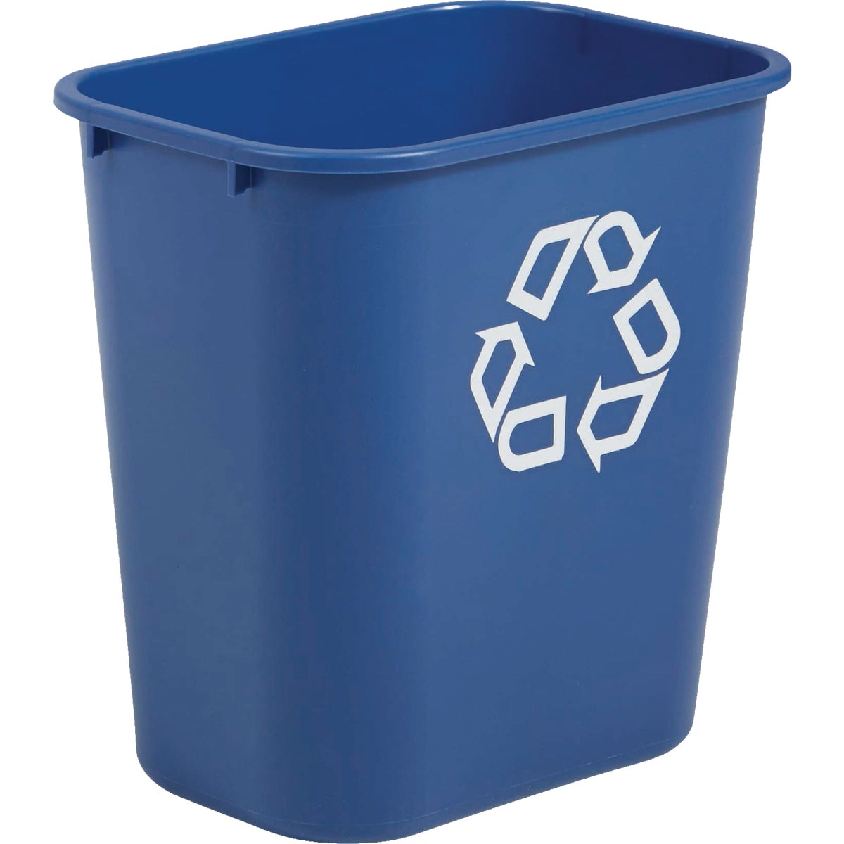 Rubbermaid Commercial 28-1/8 Qt. Blue Recycling Wastebasket