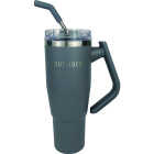 Outsider 40 Oz. Insulated Tumbler with Swivel Handle, Charcoal Image 1