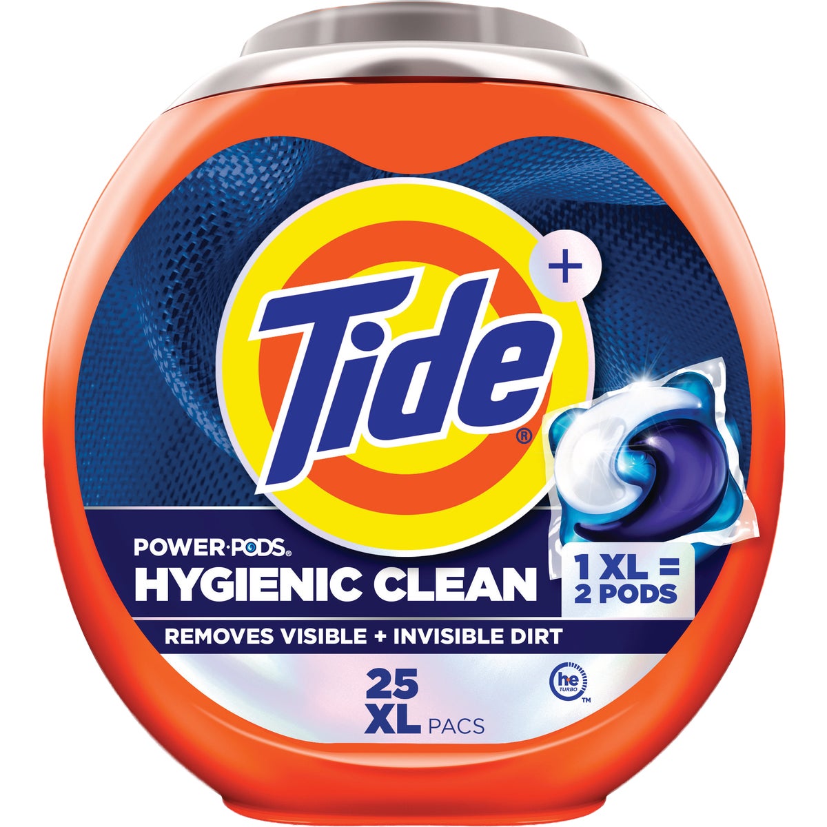 Tide Power Pod HD Hygienic Laundry Detergent (25-Count)