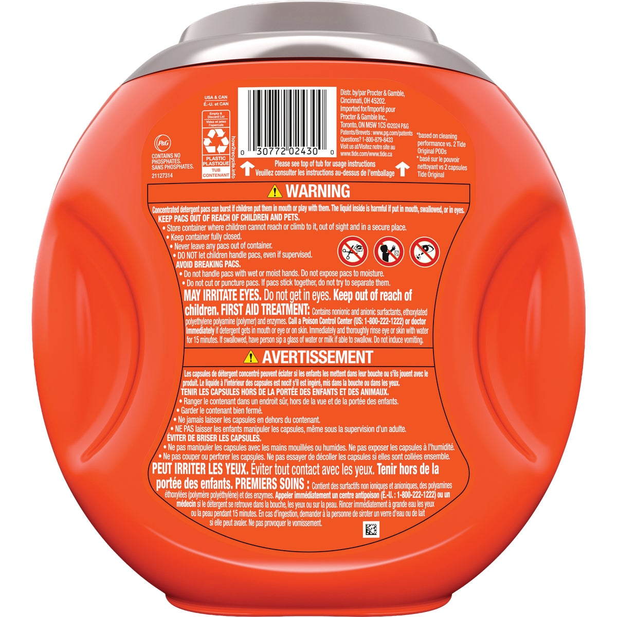 Tide Power Pod HD Hygienic Laundry Detergent (25-Count) Image 2
