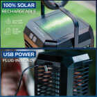 Bell+Howell Rogue Solar Lantern & Bug Zapper Image 5