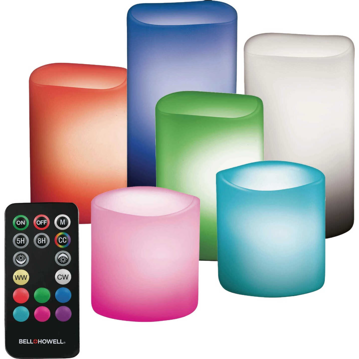 Bell+Howell Candle Brights Flameless Candles (6-Pack) Image 1