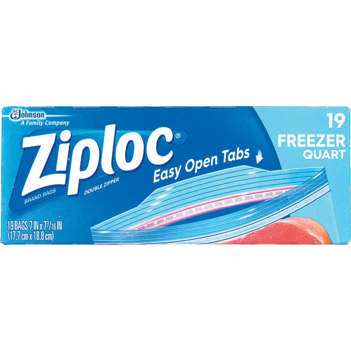 Ziploc 1 Qt. Double Zipper Freezer Bag (24-Count) Image 1
