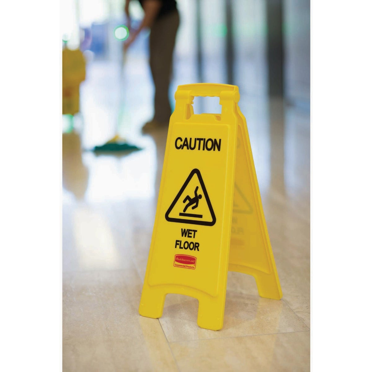 Rubbermaid Commercial Wet Floor Sign Image 2