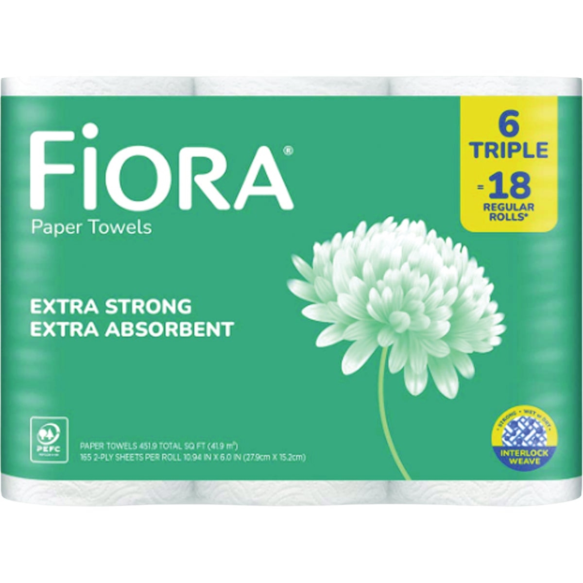 Fiora Paper Towels (6 Rolls)