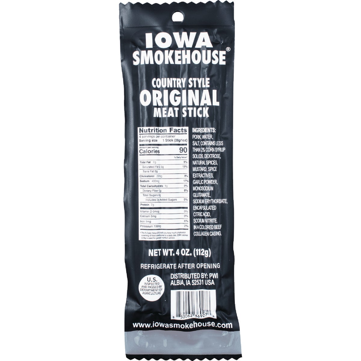 Iowa Smokehouse 4 Oz. Original Meat Sticks
