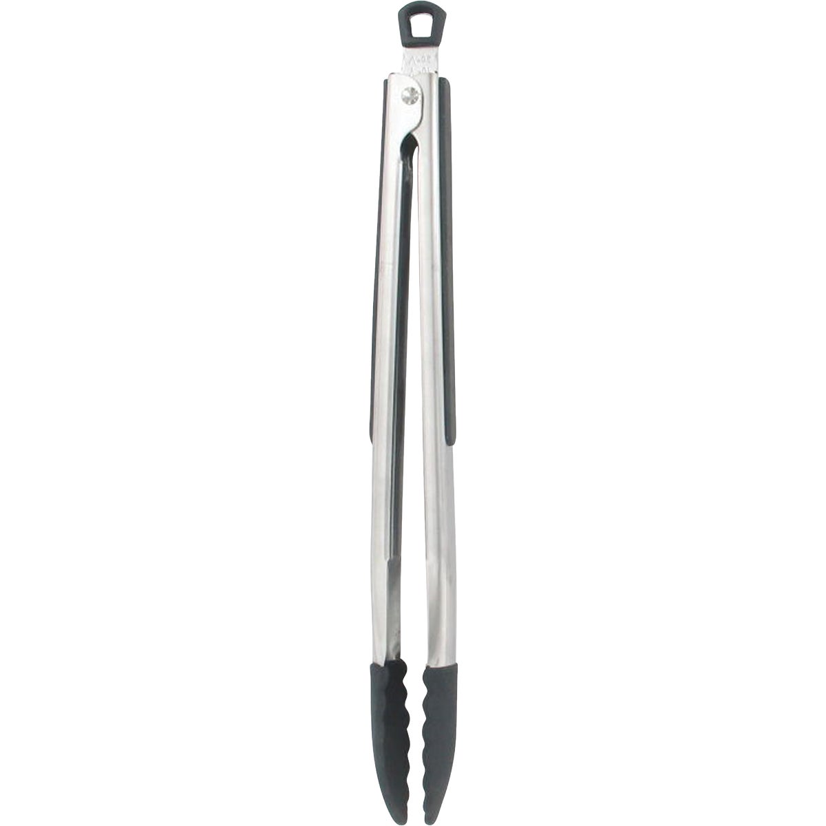 Farberware 11 In. Pro Black Silicone Tip Locking Tongs