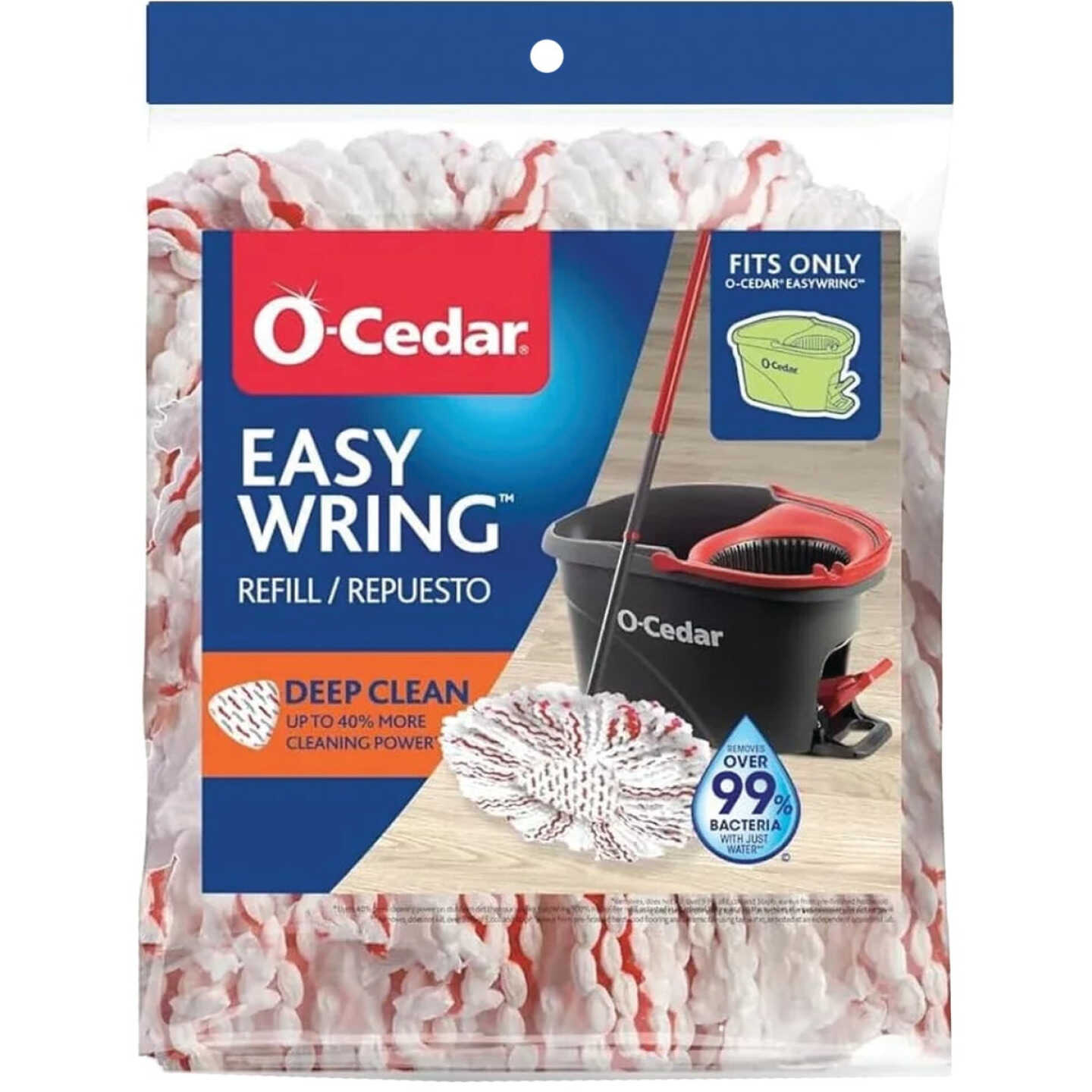 O-Cedar EasyWring Deep Clean Mop Refill Image 1