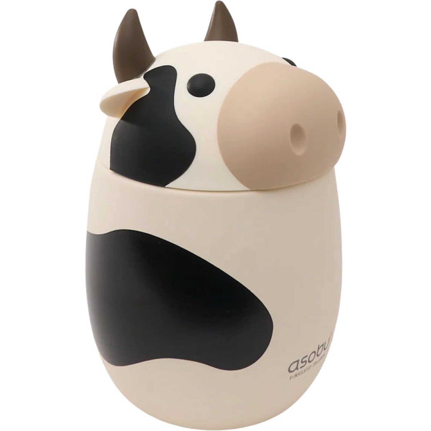 Ad-N-Art 20 Oz. Bestie Foodies Insulated Food Storage Jar, Cow Image 1