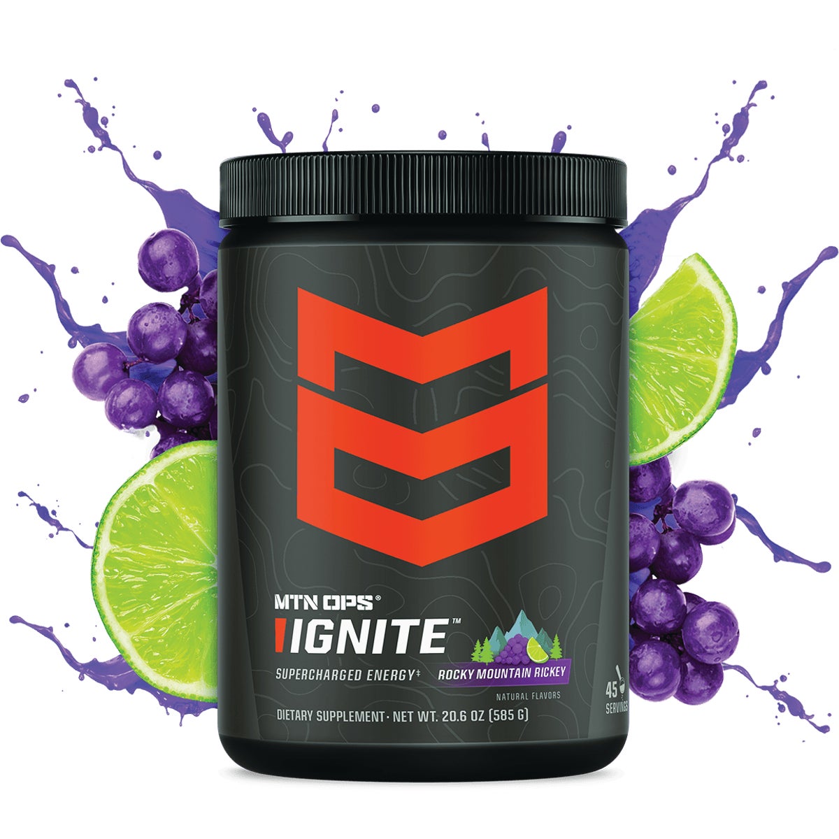 MTN OPS Ignite Rocky Mountain Ricky Scoop Energy Drink Mix