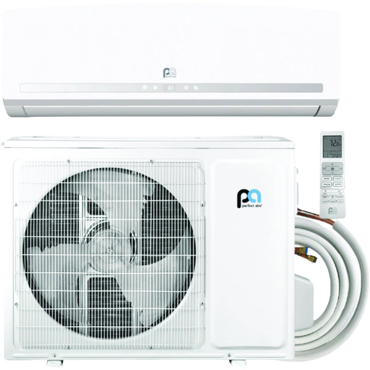 Perfect Aire Quick Connect 18,000 BTU 750 Sq. Ft. Mini-Split Room Air Conditioner