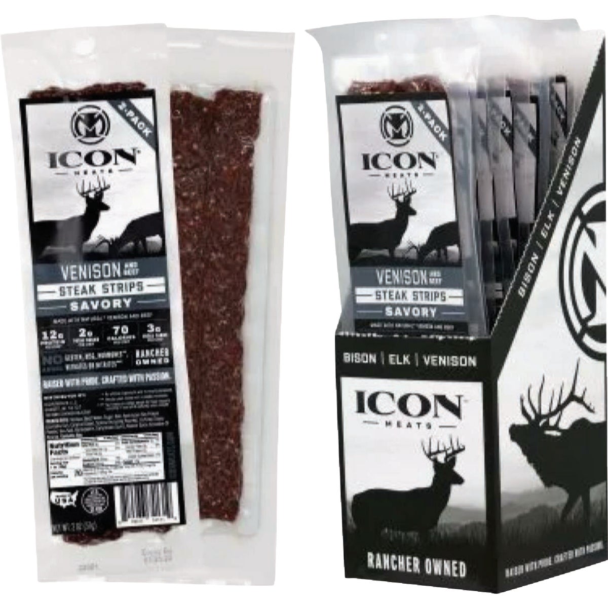 ICON Meats 2 Oz. Savor Venison Strip