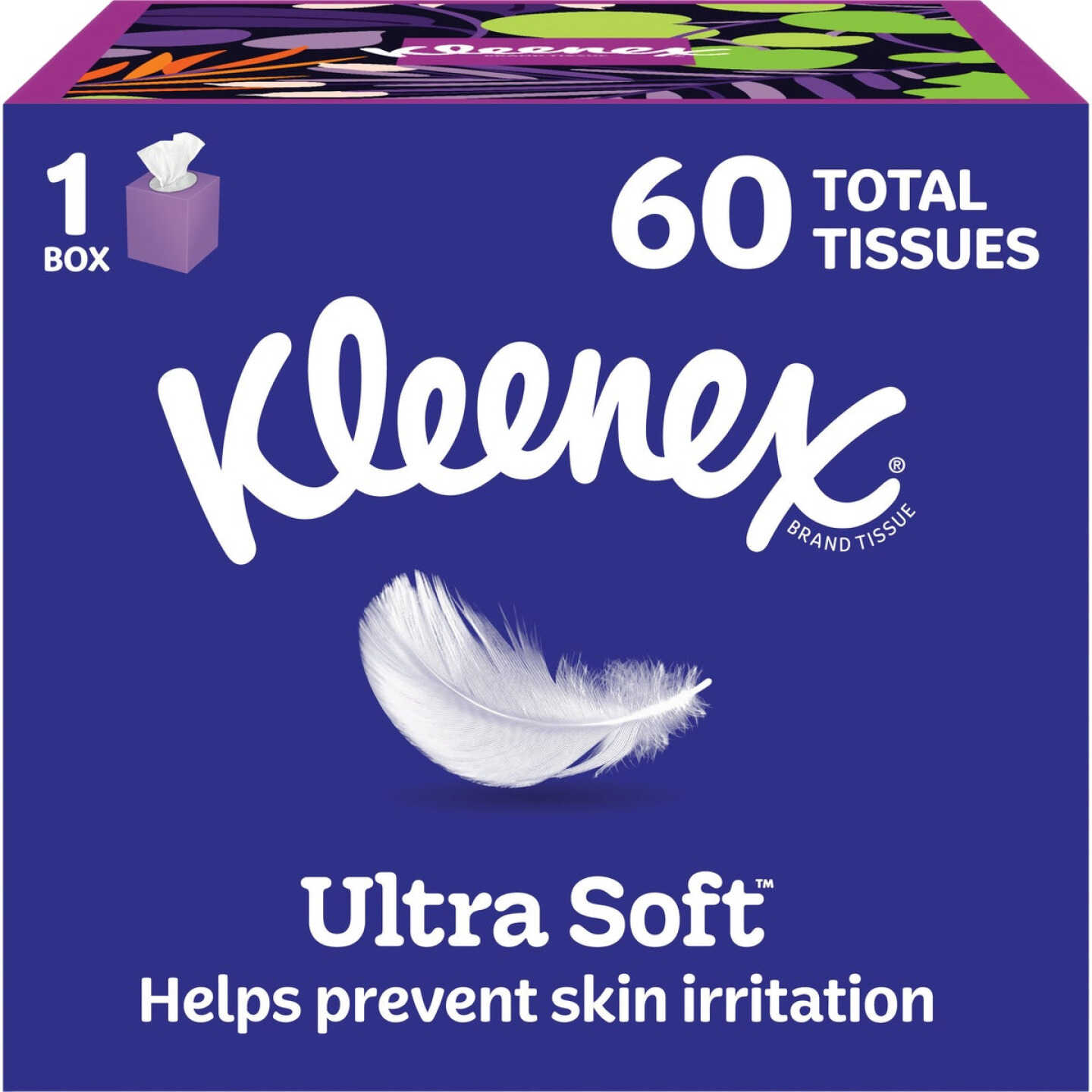Kleenex Ultra Soft 60 Count 3-Ply White Facial Tissue Image 2