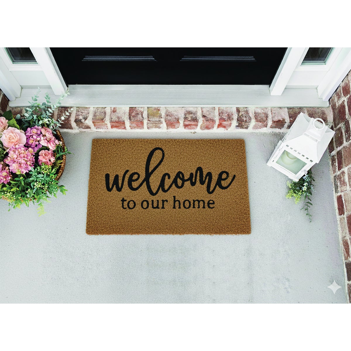 FanMats 18 In. x 30 In. Welcome to Our Home Coir Mat Image 2