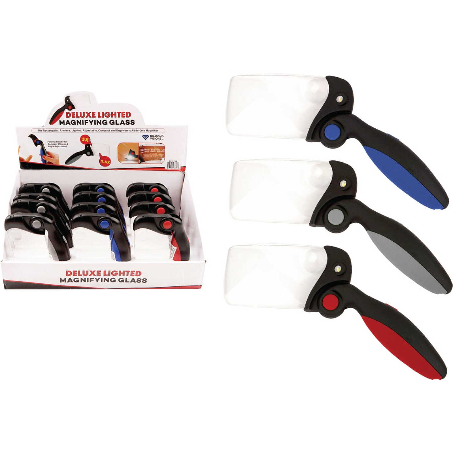 Diamond Visions Foldable Lighted Magnifying Glass Image 1