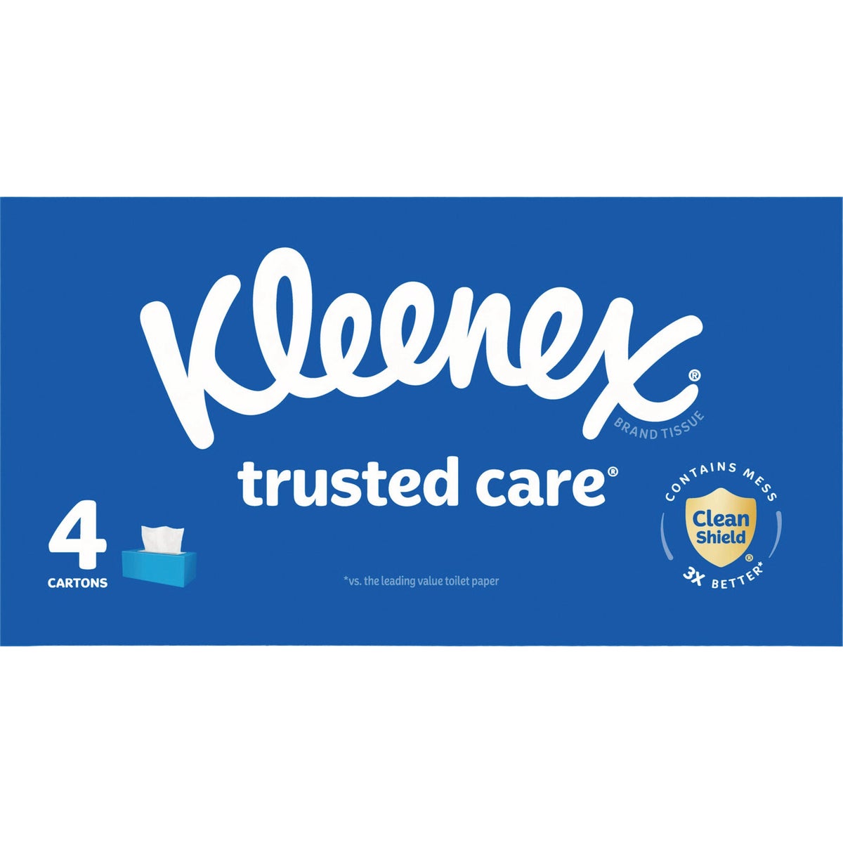 Kleenex Trusted Care 160 Count 2-Ply White Facial Tissue (4-Pack)