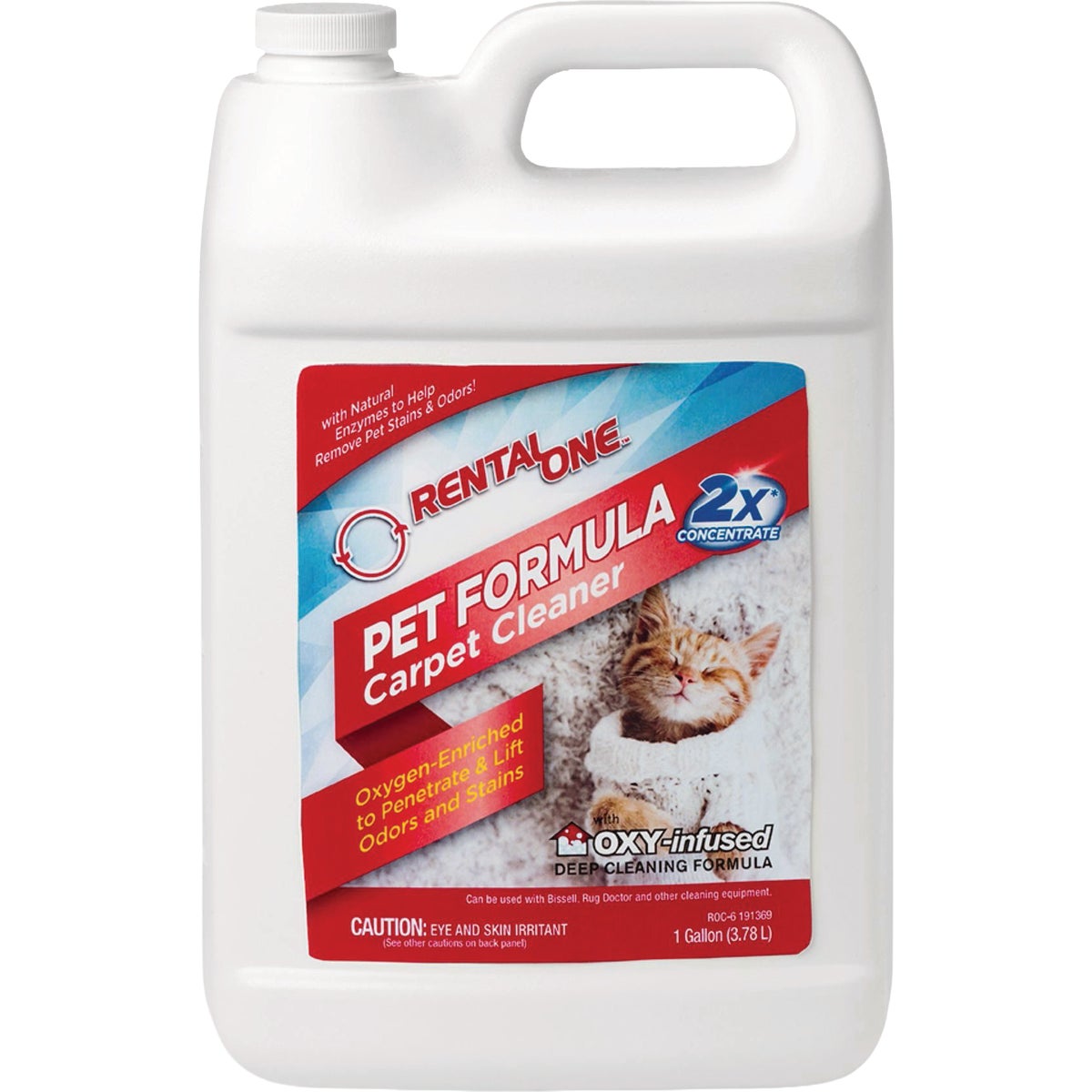 Rental One 1 Gal. Fresh Scent 2X Heavy Duty Oxy Pet Formula Carpet Cleaner