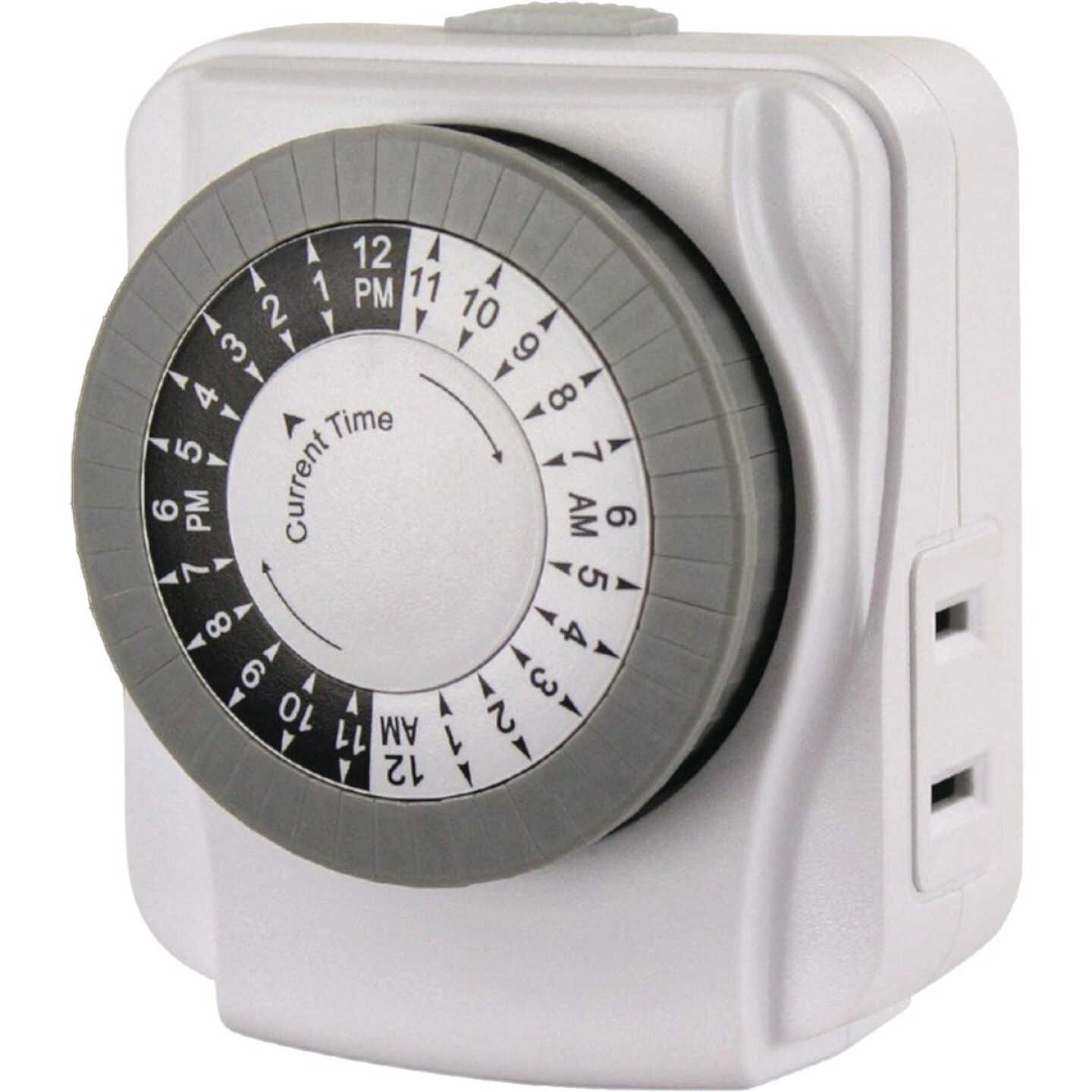 Prime 1-Outlet Indoor 24 Hr. Electromechanical Timer Image 1