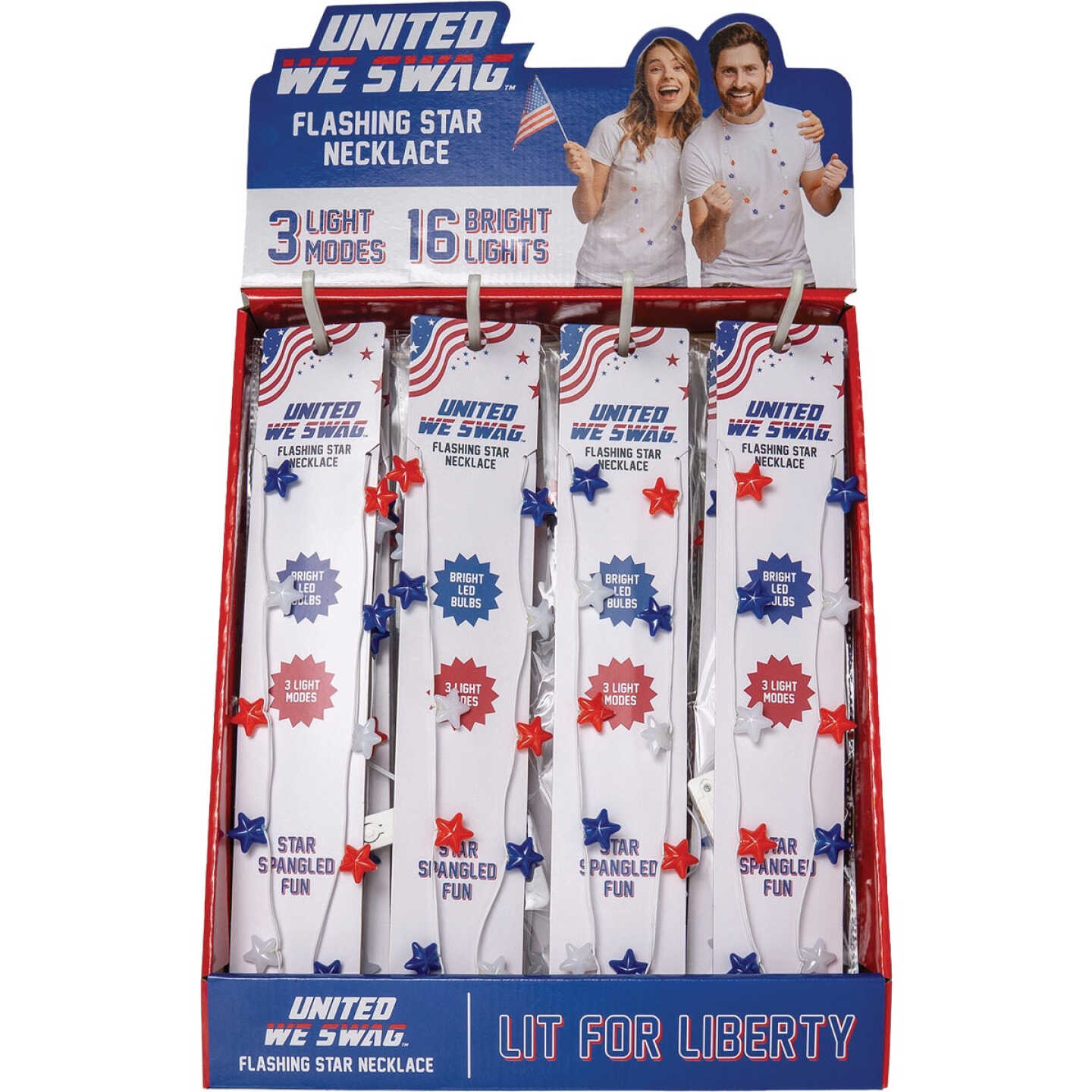 Patriot Pride USA Light Up Necklace Image 1