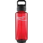 Milwaukee PACKOUT 48 Oz. Plastic Bottle with Chug Lid, Red Image 1