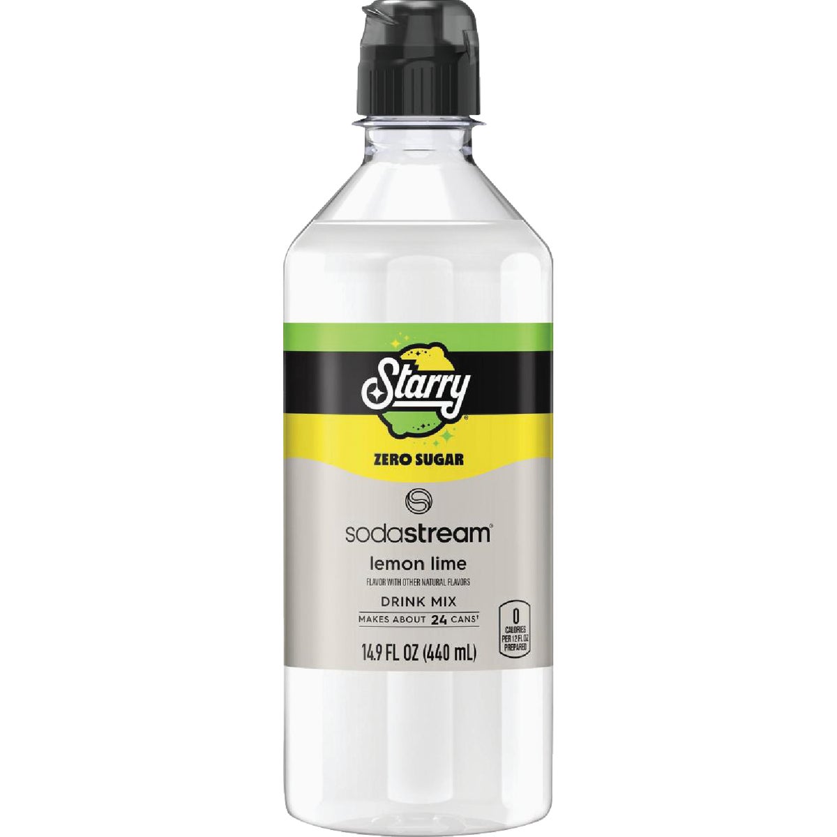 SodaStream 14.9 Oz. Starry Zero Sugar Lemon Lime Sparkling Beverage Mix