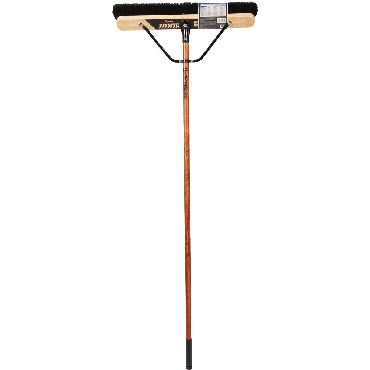 Quickie Soft Sweep 24 In. W. x 60 In. L. Wood Handle Push Broom Image 3