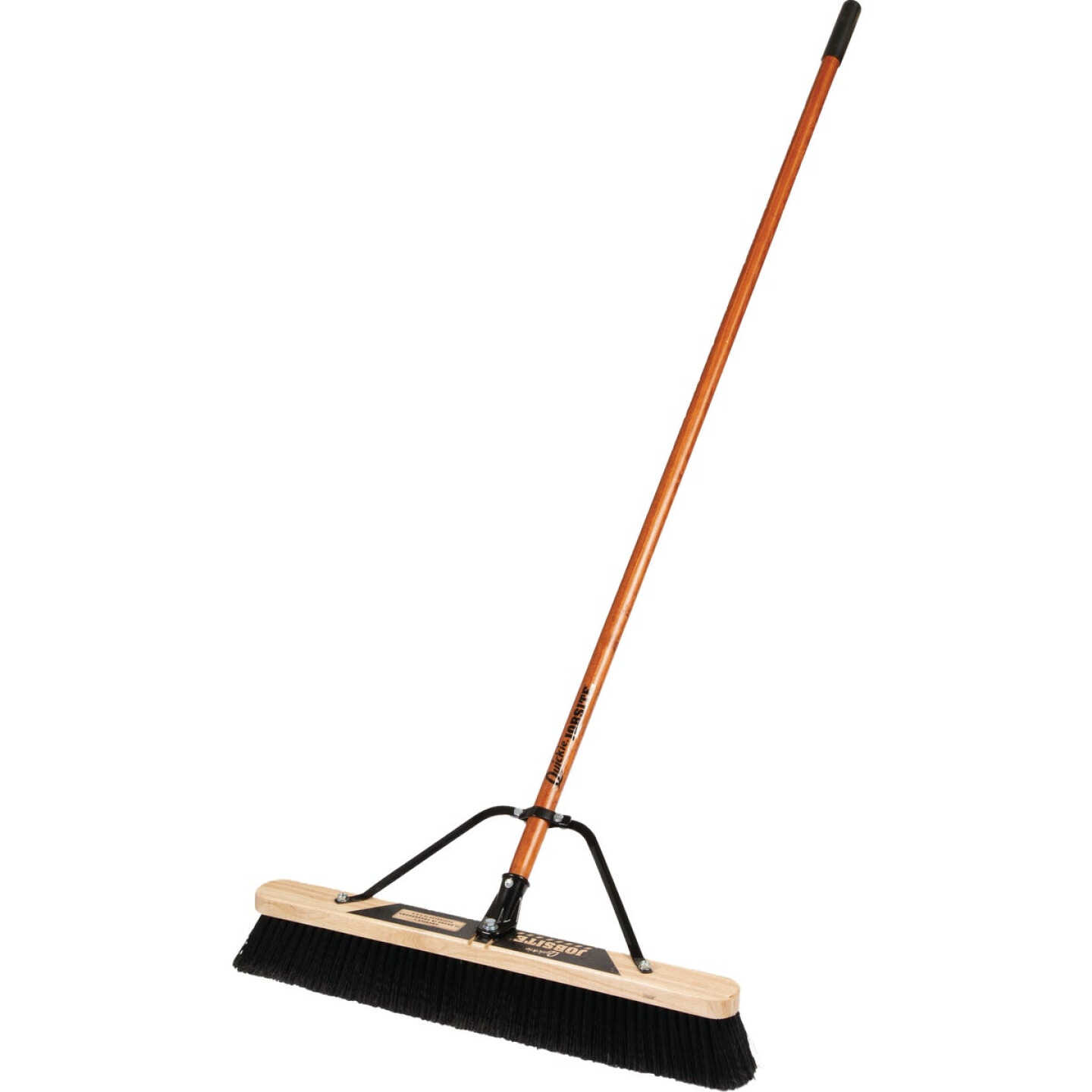 Quickie Soft Sweep 24 In. W. x 60 In. L. Wood Handle Push Broom Image 1