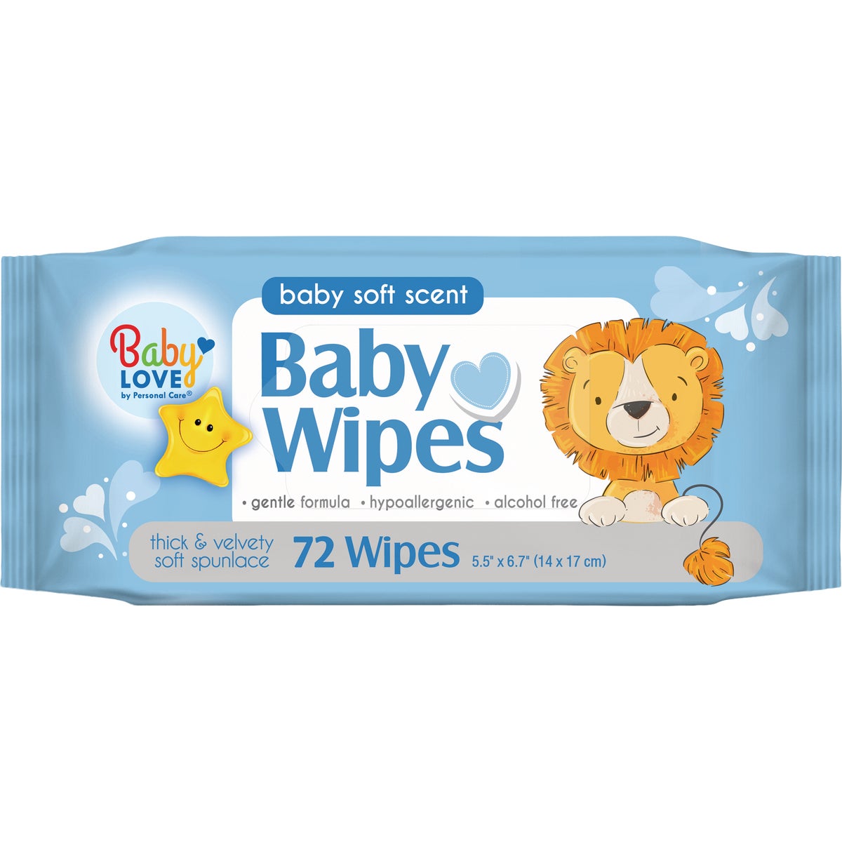Baby Love Thick and Velvety Baby Wipes (72 Count)