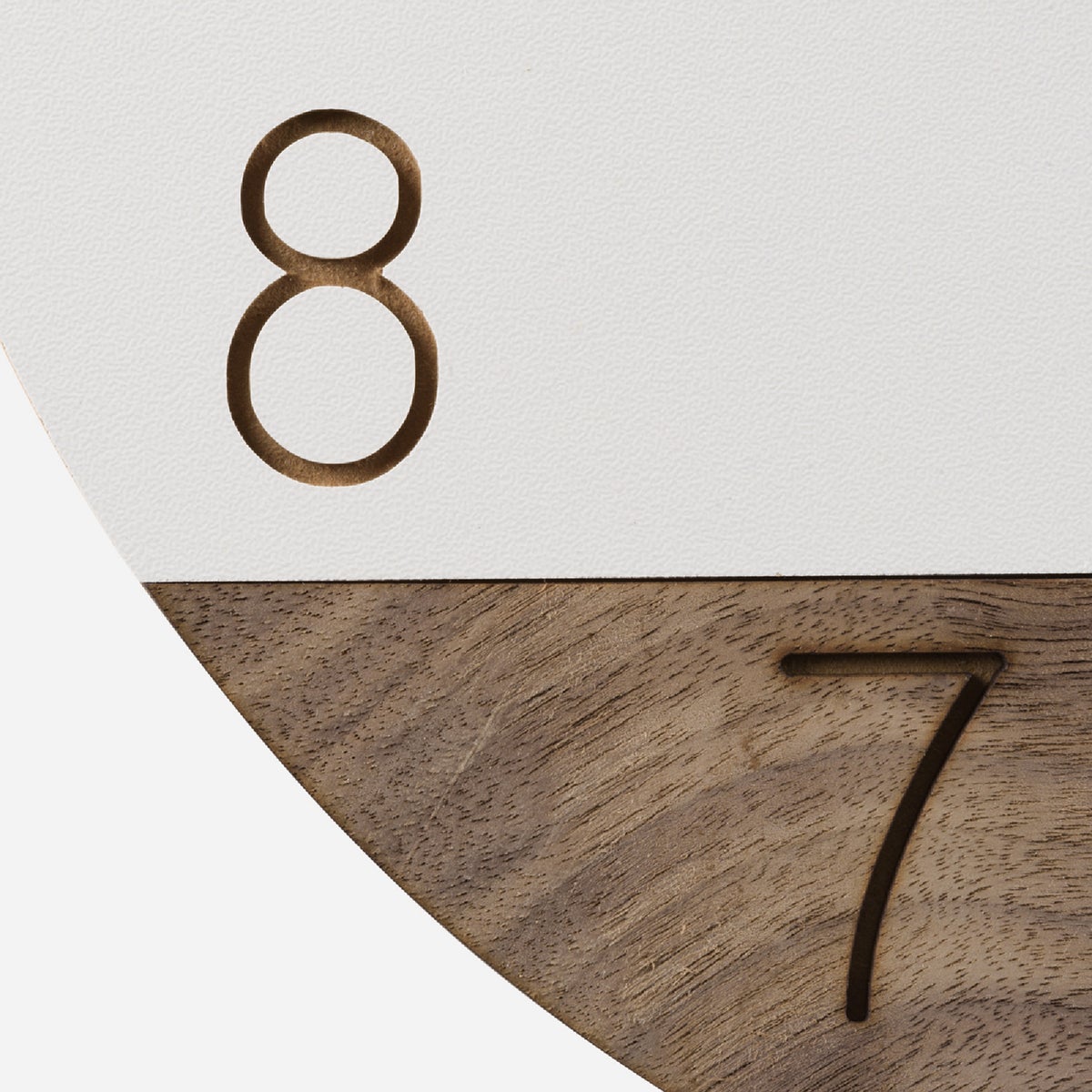 La Crosse Clock Co. 12 In. Sierra Wood Wall Clock  Image 3